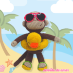 BRAUNI MONITO PLAYERO Patrón Digital